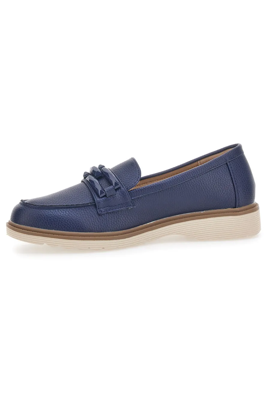 Mocassino Blu con Catenella 526818-LE HAVRE PARIS Clearance