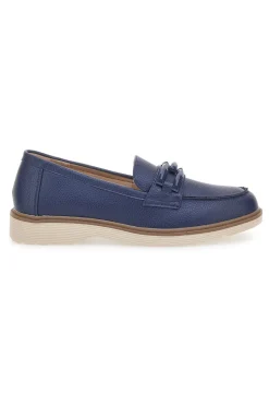 Mocassino Blu con Catenella 526818-LE HAVRE PARIS Clearance
