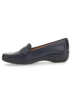 Mocassino blu in vera pelle 8164-PITTARELLO FOCUS Online