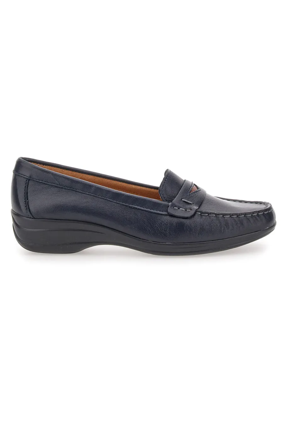 Mocassino blu in vera pelle 8164-PITTARELLO FOCUS Online