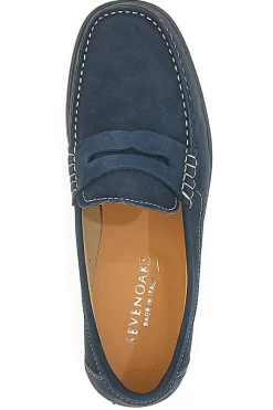 Mocassino Blu Made In Italy da Uomo 195-SEVENOAKS Outlet