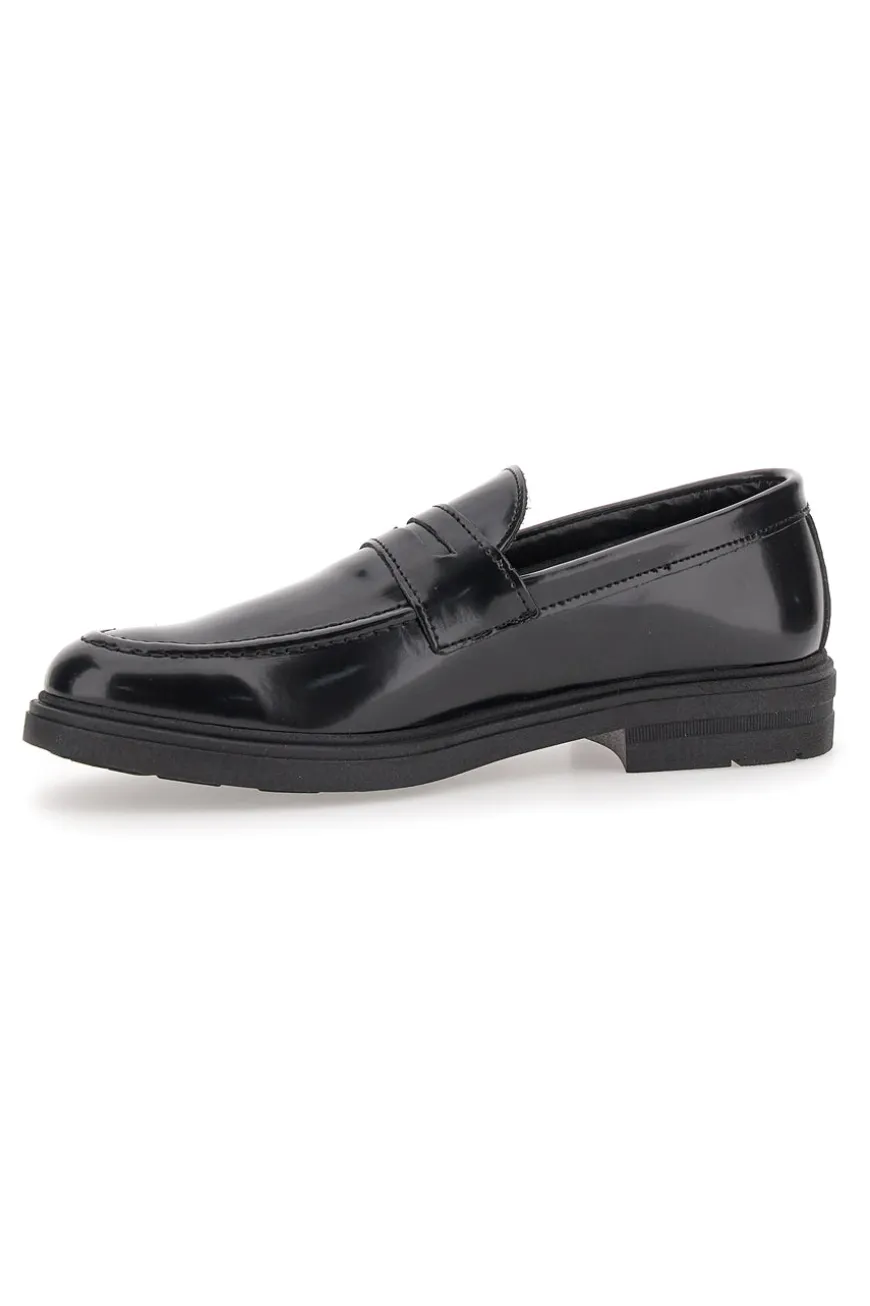 Mocassino Classico in Vernice Nera Made in Italy PITTARELLO FOCUS 204