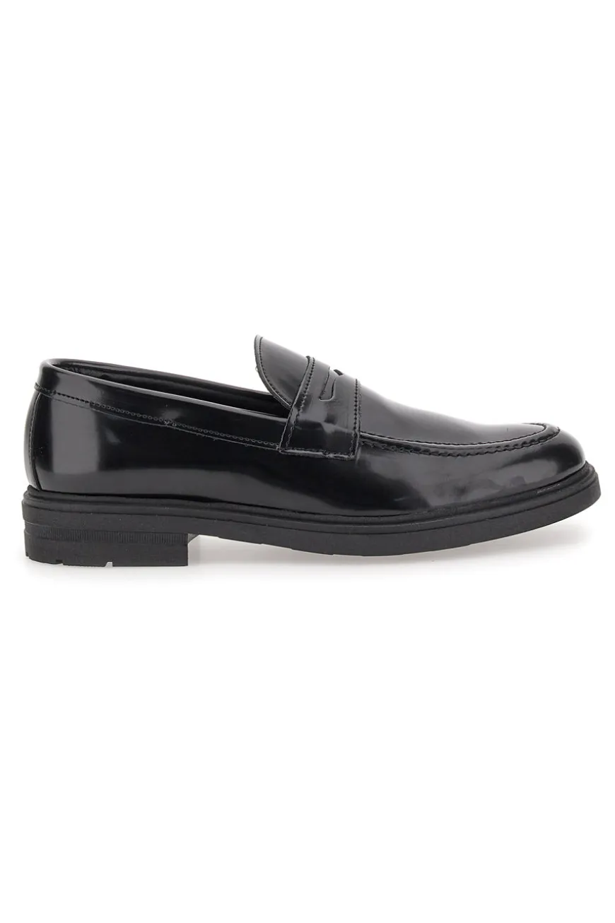 Mocassino Classico in Vernice Nera Made in Italy PITTARELLO FOCUS 204