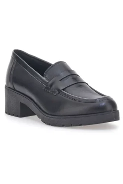 Mocassino in Pelle Nera 85035-PITTARELLO GLAM Outlet