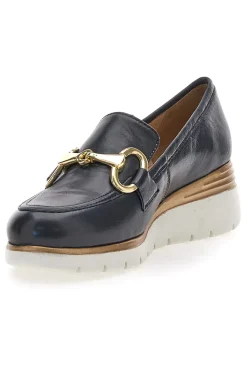 Mocassino in Vera Pelle blu con dettaglio 5090-PITTARELLO CLASS Best