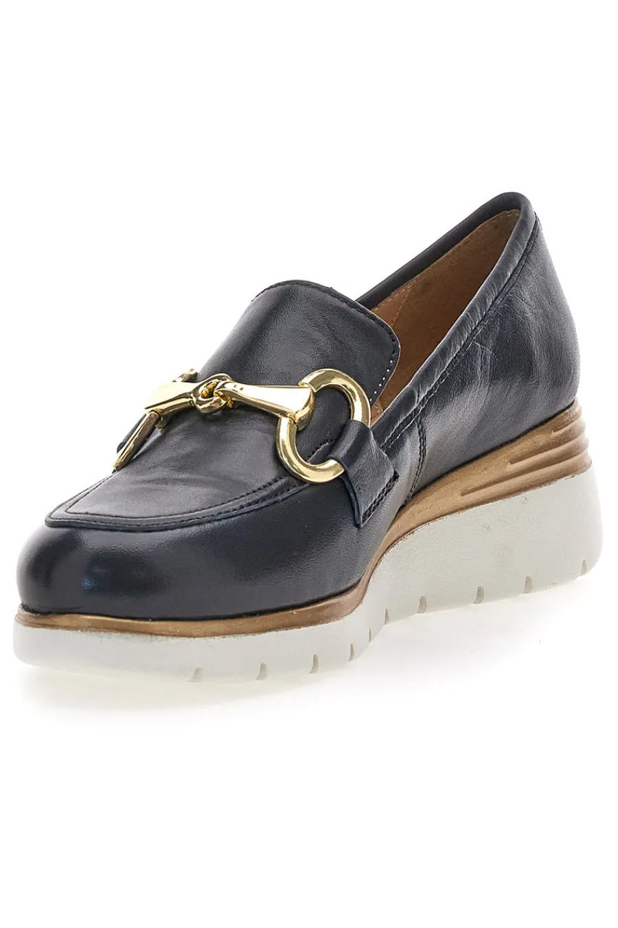 Mocassino in Vera Pelle blu con dettaglio 5090-PITTARELLO CLASS Best