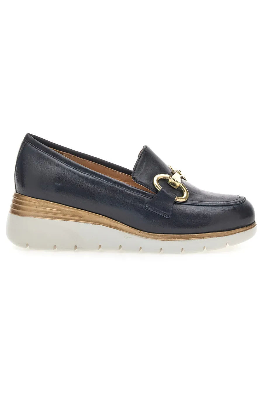 Mocassino in Vera Pelle blu con dettaglio 5090-PITTARELLO CLASS Best