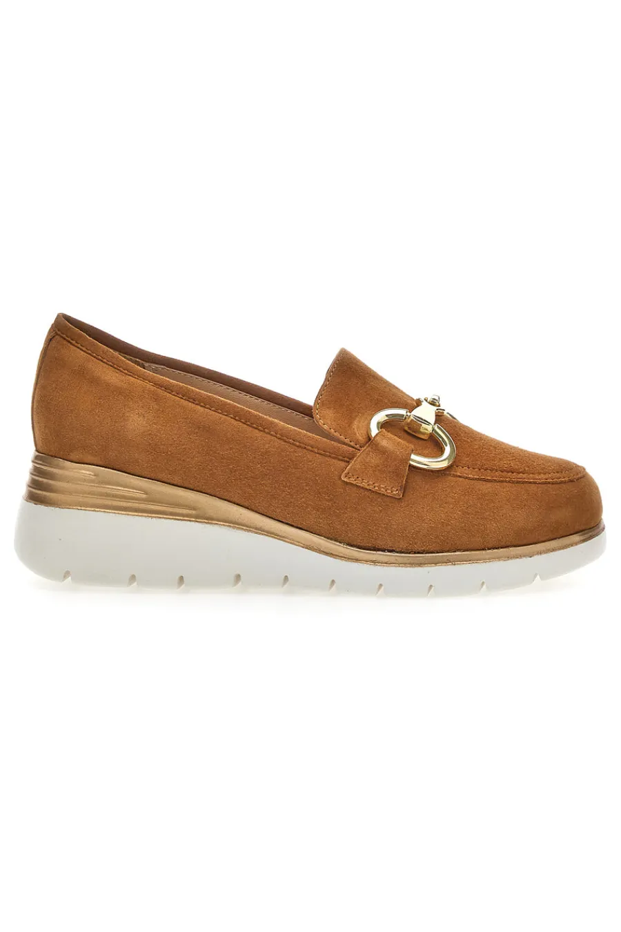 Mocassino in Vera Pelle Marrone Scamosciato 4930-PITTARELLO CLASS Clearance
