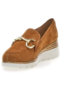 Mocassino in Vera Pelle Marrone Scamosciato 4930-PITTARELLO CLASS Clearance