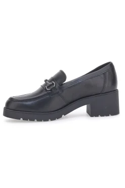 Mocassino in Vera Pelle Nera 85105-PITTARELLO GLAM New