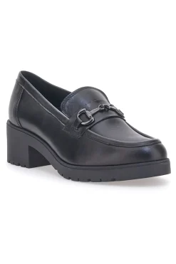 Mocassino in Vera Pelle Nera 85105-PITTARELLO GLAM New