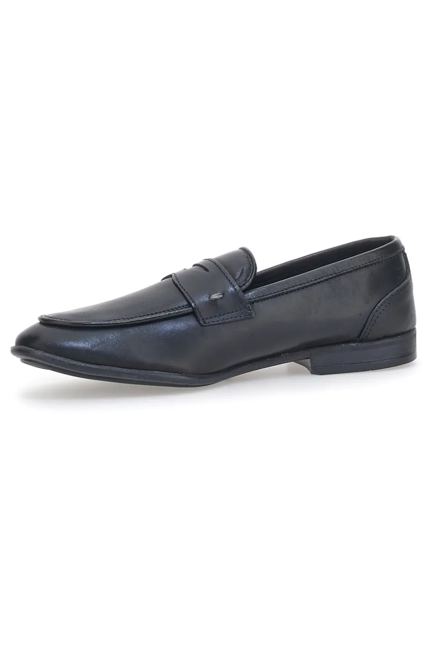 Mocassino in Vera Pelle Pittarello Plus 602503 Neri
