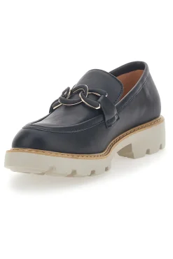 Mocassino con Catenella e Suola Carrarmato 602915-LE HAVRE PARIS Clearance