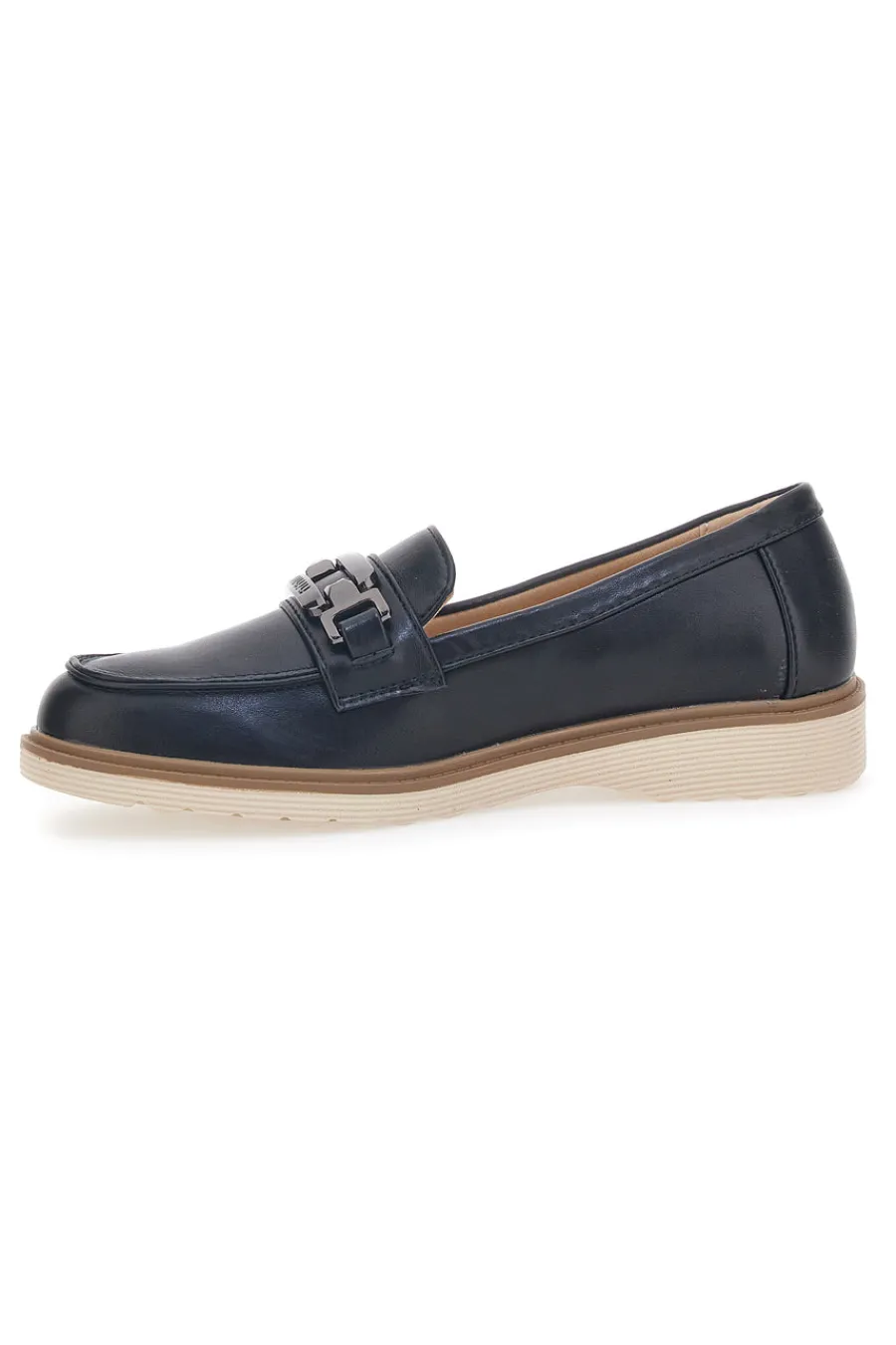 Mocassino Nero con Morsetto 526823-LE HAVRE PARIS New