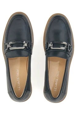 Mocassino Nero con Morsetto 526823-LE HAVRE PARIS New
