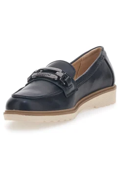 Mocassino Nero con Morsetto 526823-LE HAVRE PARIS New