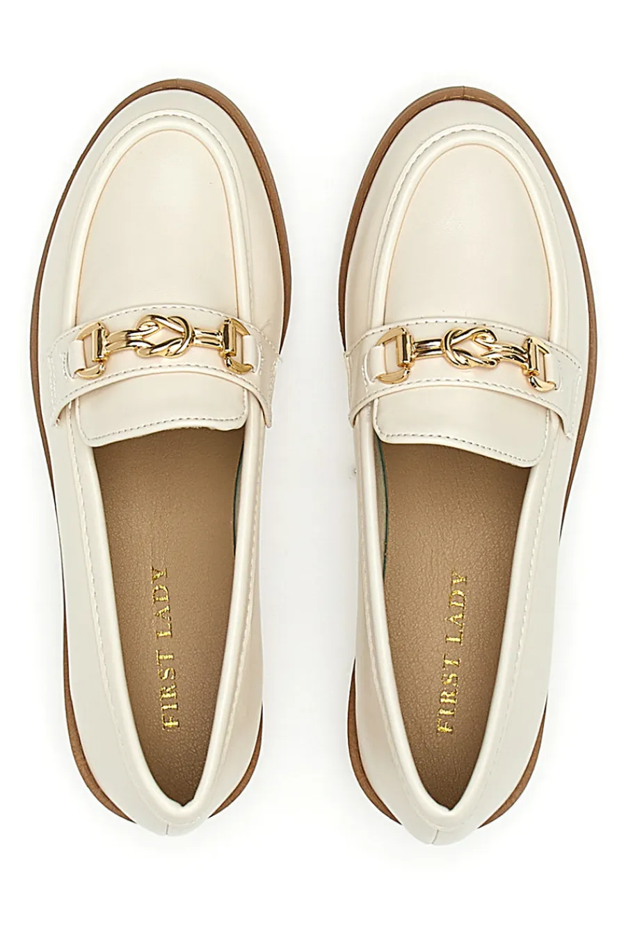 Mocassino Panna con Morsetto 417-FIRST LADY Online