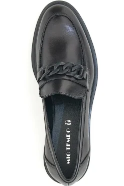 Mocassino Vera Pelle Nero 243371-MIO TEMPO Best