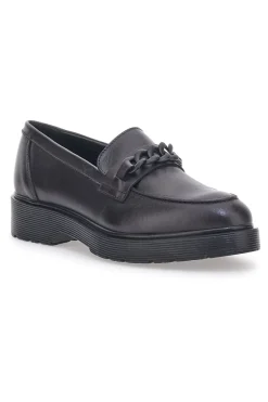 Mocassino Vera Pelle Nero 243371-MIO TEMPO Best