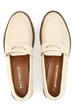 Mokassins 3031 Creme-PITTARELLO