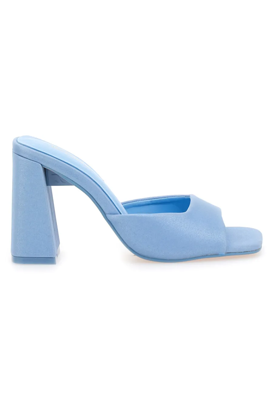Mule con tacco largo azzurro 67305-RENATO BALESTRA Clearance