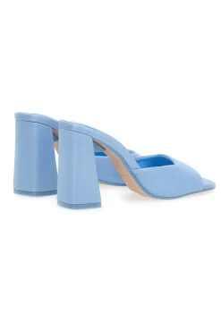 Mule con tacco largo azzurro 67305-RENATO BALESTRA Clearance