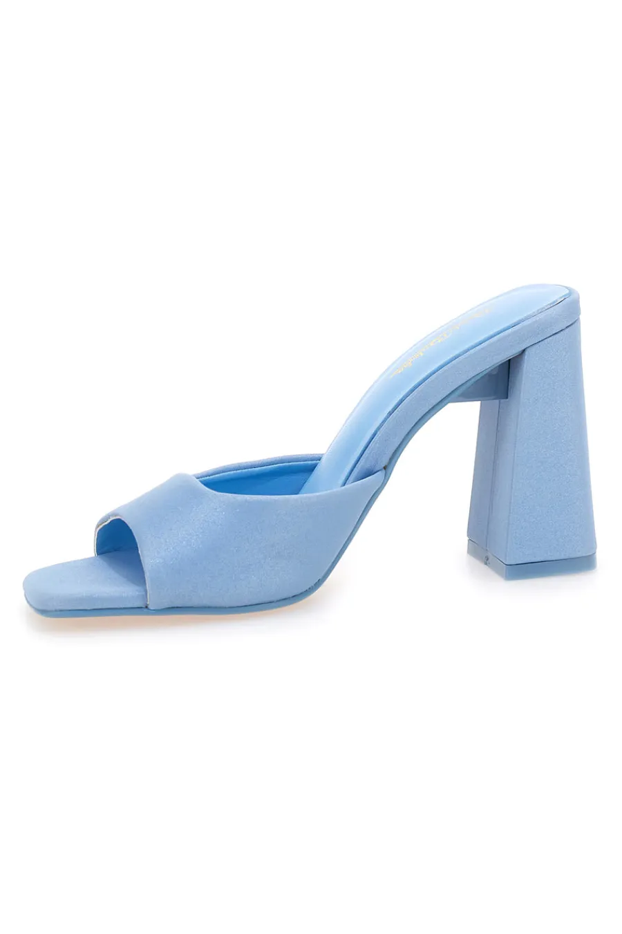 Mule con tacco largo azzurro 67305-RENATO BALESTRA Clearance