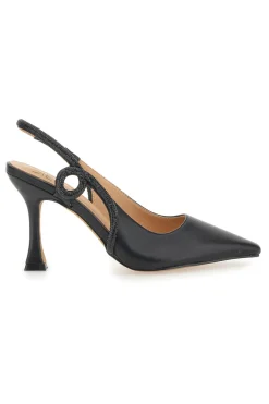 Nerecon Slingback-Pumps mit spitzer Spitze und Riemen mit Strasssteinen 8820H118-MON DIEU Clearance