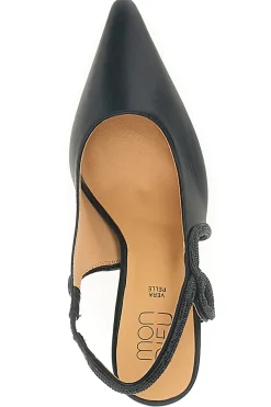 Nerecon Slingback-Pumps mit spitzer Spitze und Riemen mit Strasssteinen 8820H118-MON DIEU Clearance