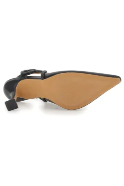 Nerecon Slingback-Pumps mit spitzer Spitze und Riemen mit Strasssteinen 8820H118-MON DIEU Clearance