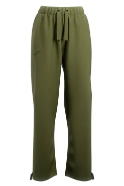 Pantaloni tuta verdi con coulisse e logo in rilievo Joma Step Long Pants