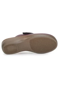 Pantofola bordeaux anatomica con cuciture a vista 80LY-INBLU Discount