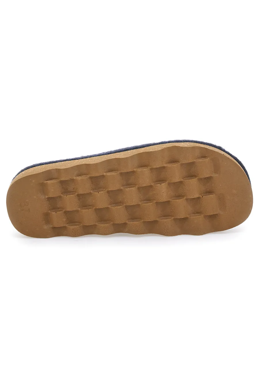Pantofole blu in feltro con suola effetto para 12 DK-INBLU Online