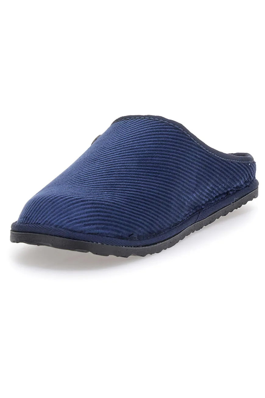 Pantofole blu in tessuto con suola flessibile Inblu 26 SI