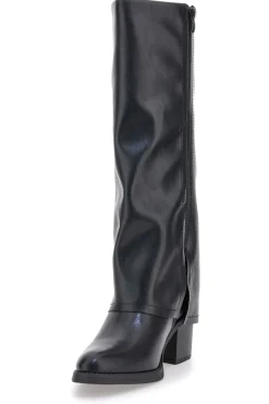 BT24186024A e Stiefel mit mittelhohem Absatz und quadratischer Zehenpartie-PITTARELLO CAPSULE Sale
