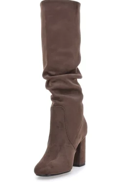 BT2140004 Braune Kniehohe Stiefel mit Absatz und weichem Schaft-PITTARELLO CAPSULE Best