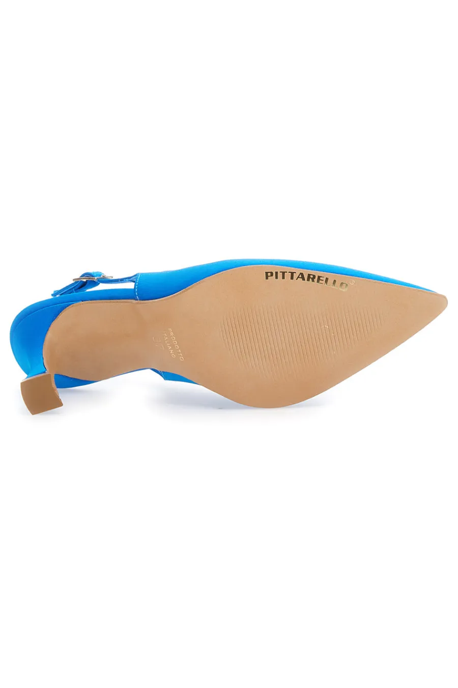 148 Slingback-Pumps aus türkisfarbenem Satin-PITTARELLO COUTURE Online