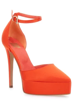 611 Coral Satin Plateau Dekolleté-PITTARELLO ELITE Outlet