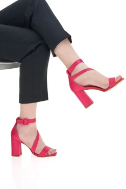 2332 Fuchsia-Sandalen mit Absatz-PITTARELLO ELITE Best