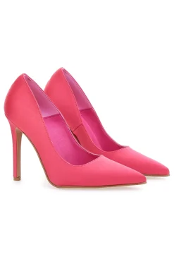 1960 Fuchsia Satin-Pumps-PITTARELLO ELITE Best