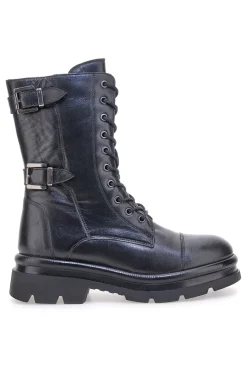 KI6062 e Stiefeletten mit Schnallen und Profilsohle-PITTARELLO FOCUS Discount