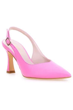 3360 Shocking Pink Slingback-Pumps-PITTARELLO GLAM New