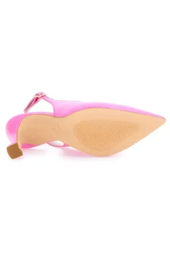 3360 Shocking Pink Slingback-Pumps-PITTARELLO GLAM New