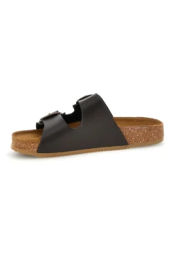 335A20630SR doppelter Riemen dunkelbraun Hausschuhe-PITTARELLO TIERRA Clearance