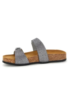 335A006SR Silber Doppelriemen Hausschuhe-PITTARELLO TIERRA Clearance