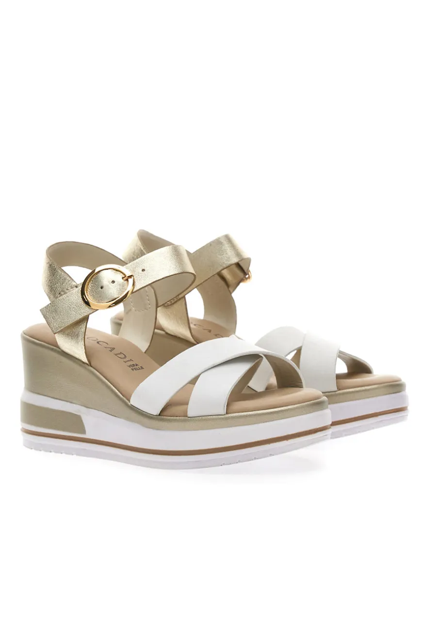 Plocadi Keilsandalen 19849 Weiß
