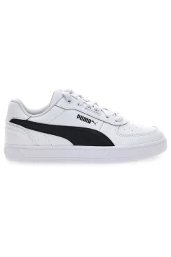Puma Caven 2 weiße Sneaker mit schwarzem Seitenstreifen