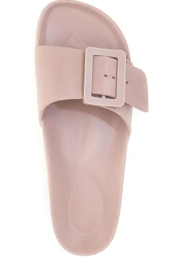 Rosa Hausschuhe mit verstellbarer Maxi-Schnalle 931-2T2L Hot