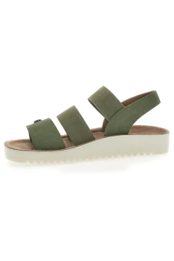 Sandalen mit elastischem Grün J526201-ECO BIO New