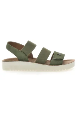 Sandalen mit elastischem Grün J526201-ECO BIO New